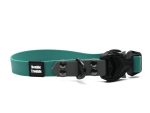Waterproof COBRA Collar - 2,5cm, Turquoise/Grey