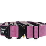 Ovratnica K9 PRO – roza/zebra