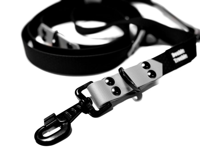 Waterproof COBRA DUO - Collar and Leash in Black/Gray - Image 5