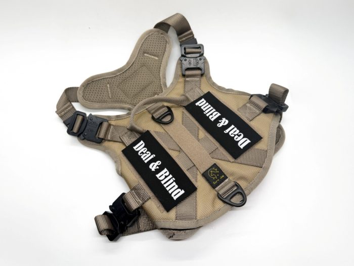 Multifunctional Tactical Dog Harness - Beige - Image 7