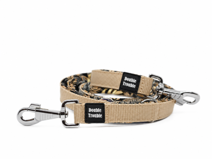 CLASSIC Leash – Beige/Jungle
